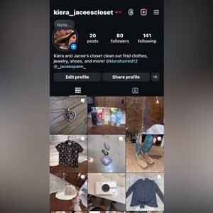 Closet clean out on ig!